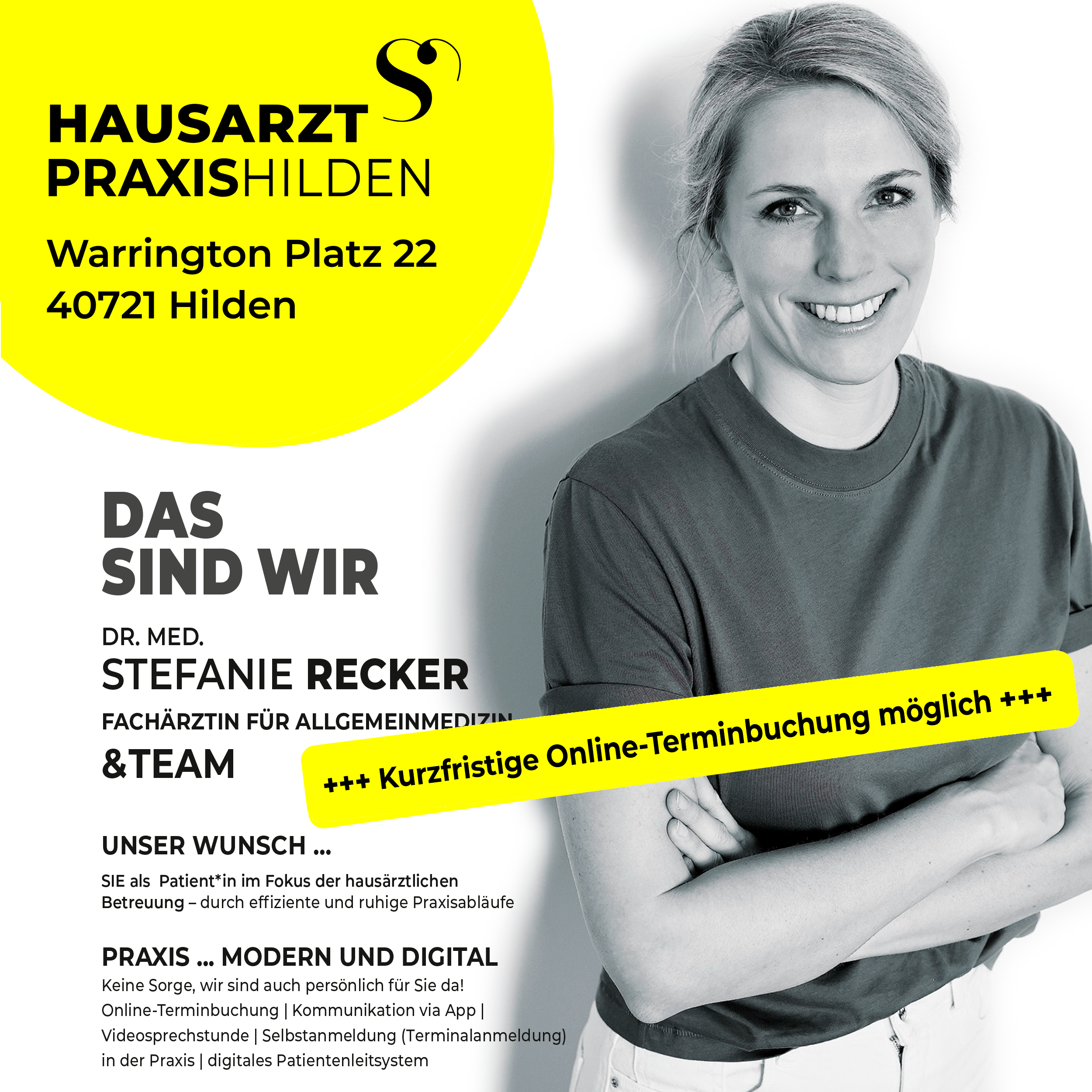 Hausärztin Stefanie Recker, Allgemeinmedizinerin Hilden